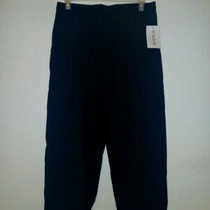 3 Brand New Isabella Activewear Black Parachute Pants – Size Large